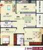 S V Sahasra (2BHK+2T (1,115 sq ft) 1115 sq ft)