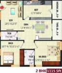 S V Sahasra (2BHK+2T (1,115 sq ft) 1115 sq ft) S V Sahasra (2BHK+2T (1,115 sq ft) 1115 sq ft)