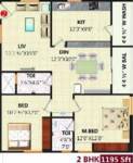 S V Sahasra (2BHK+2T (1,195 sq ft) 1195 sq ft) S V Sahasra (2BHK+2T (1,195 sq ft) 1195 sq ft)