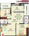 S V Sahasra (2BHK+2T (1,210 sq ft) 1210 sq ft) S V Sahasra (2BHK+2T (1,210 sq ft) 1210 sq ft)