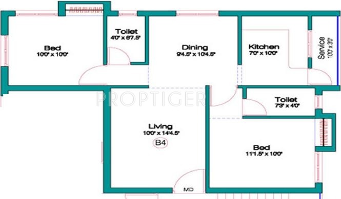 Alankar Jagajeevan (2BHK+2T (887 sq ft) 887 sq ft) Alankar Jagajeevan (2BHK+2T (887 sq ft) 887 sq ft)