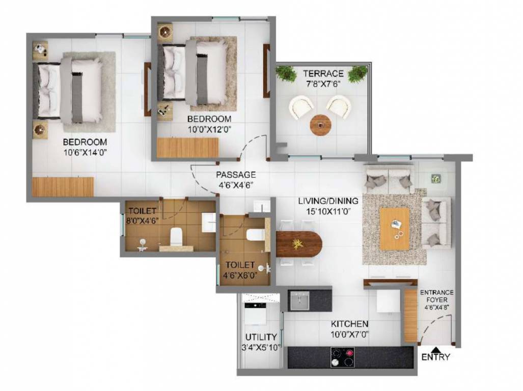  joyville hinjawadi Floor Plan Floor Plan