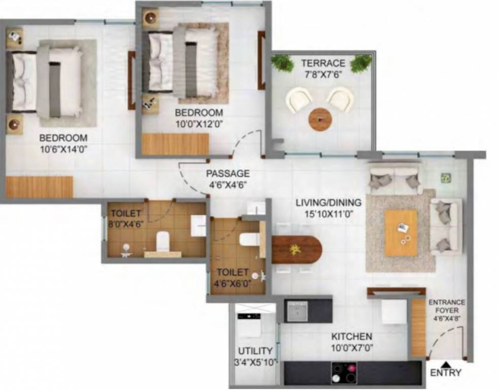  joyville hinjawadi Floor Plan Floor Plan