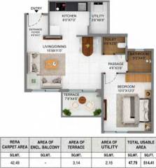 Shapoorji Pallonji Joyville Phase 2 (1BHK+1T (457.36 sq ft) 457.36 sq ft) Shapoorji Pallonji Joyville Phase 2 (1BHK+1T (457.36 sq ft) 457.36 sq ft)