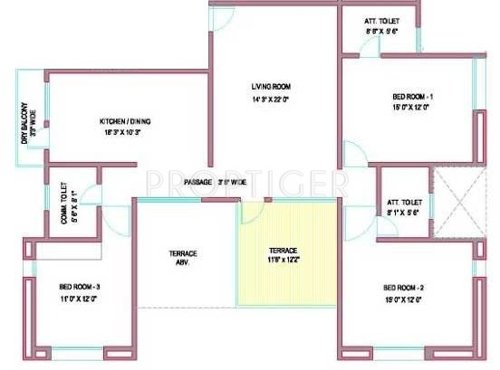 Pandit Swasti (3BHK+3T (1,797 sq ft) 1797 sq ft)