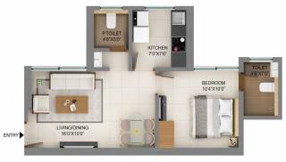 Shapoorji Pallonji Mumbai Dreams (1BHK+1T (402.81 sq ft) 402.81 sq ft)