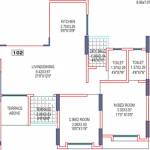 floorPlan of N B Pearl Phase III