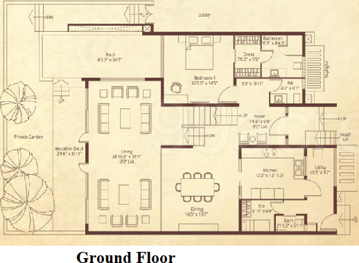  grove Floor Plan Lower Level Duplex Plan
