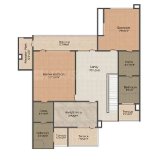  grove Floor Plan Upper Level Duplex Plan