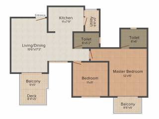 Purva High Crest (2BHK+2T (1,340 sq ft) 1340 sq ft) Purva High Crest (2BHK+2T (1,340 sq ft) 1340 sq ft)