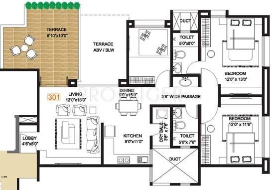 Pandit Vrundavan (3BHK+2T (1,425 sq ft) 1425 sq ft) Pandit Vrundavan (3BHK+2T (1,425 sq ft) 1425 sq ft)