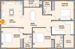 RM Preethi Woods (3BHK+3T (1,540 sq ft) 1540 sq ft)