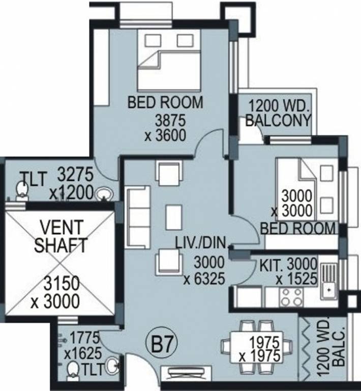 Mondal Prakriti Greens (2BHK+2T (1,020 sq ft) 1020 sq ft) Mondal Prakriti Greens (2BHK+2T (1,020 sq ft) 1020 sq ft)