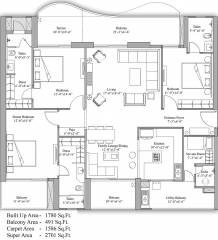 Unity The Amaryllis (3BHK+3T (2,701 sq ft) + Servant Room 2701 sq ft) Unity The Amaryllis (3BHK+3T (2,701 sq ft) + Servant Room 2701 sq ft)
