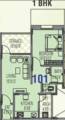 Sanjeevani Davabindu (1BHK+1T (612 sq ft) 612 sq ft)