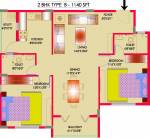 New India Tanzanite (2BHK+2T (1,140 sq ft) 1140 sq ft) New India Tanzanite (2BHK+2T (1,140 sq ft) 1140 sq ft)
