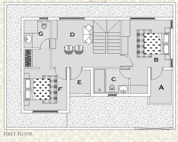 First Floor Plan villa green Floor Plan First Floor Plan