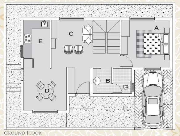  villa green Floor Plan Ground Floor Plan