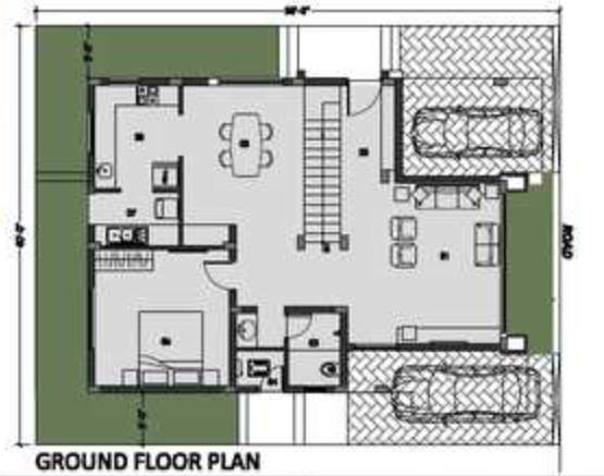  villa green Floor Plan Ground Floor Plan