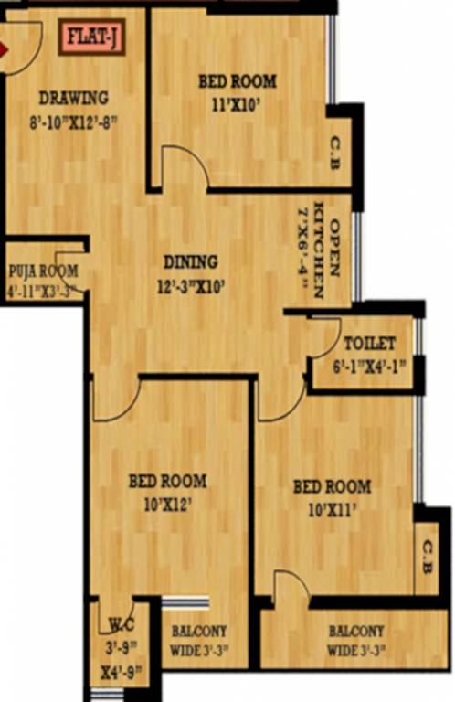 Mondal Samridhi Residency (3BHK+2T (1,049 sq ft) 1049 sq ft) Mondal Samridhi Residency (3BHK+2T (1,049 sq ft) 1049 sq ft)