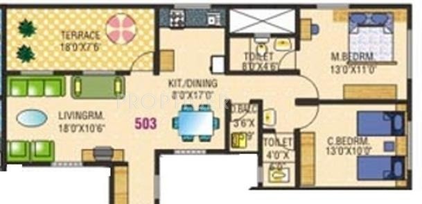 Sanjeevani Kalpavriksha (2BHK+2T (1,039 sq ft) 1039 sq ft) Sanjeevani Kalpavriksha (2BHK+2T (1,039 sq ft) 1039 sq ft)
