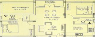 MC Homes (2BHK+2T (946 sq ft) 946 sq ft) MC Homes (2BHK+2T (946 sq ft) 946 sq ft)