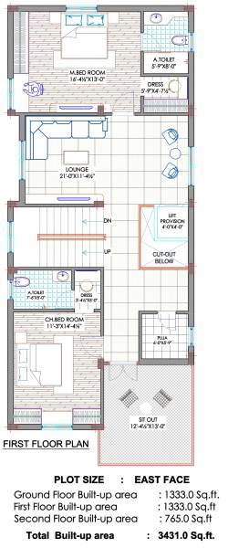 Sree Surya Serene Villa (4BHK+4T (3,431 sq ft) 3431 sq ft)