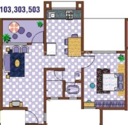 Sanjeevani Shyamal (1BHK+1T (679 sq ft) 679 sq ft) Sanjeevani Shyamal (1BHK+1T (679 sq ft) 679 sq ft)