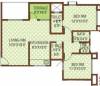 Sanjeevani Shyamal (2BHK+2T (1,034 sq ft) 1034 sq ft)