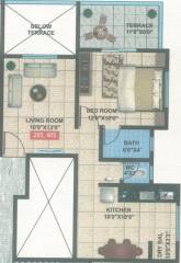 Om Krishna Kamal Serenity (1BHK+1T (484.05 sq ft) 484.05 sq ft)