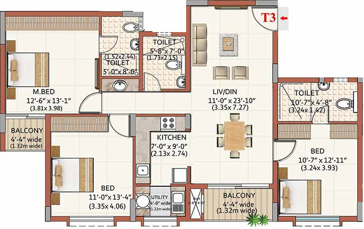 Floor Plan excellencia Floor Plan Floor Plan