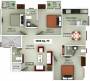 Saradeuz Ecstasy (3BHK+3T (1,250 sq ft) 1250 sq ft) Saradeuz Ecstasy (3BHK+3T (1,250 sq ft) 1250 sq ft)