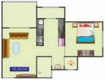 Lotus Teerth (1BHK+1T (550 sq ft) 550 sq ft)