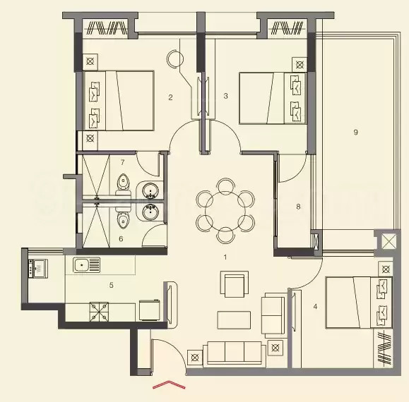  uddipa the condoville Floor Plan Floor Plan