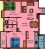 S L Varunika Residency (2BHK+2T (820 sq ft) 820 sq ft)