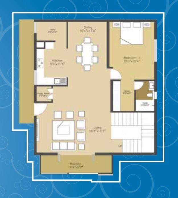  virtue Floor Plan Lower Level Duplex Plan