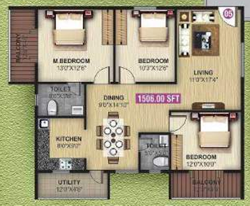  santhinivasa Floor Plan Floor Plan