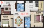 DLR Sai Samruddhi (2BHK+2T (1,036 sq ft) 1036 sq ft) DLR Sai Samruddhi (2BHK+2T (1,036 sq ft) 1036 sq ft)