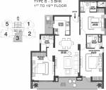 Godrej Meridien (3BHK+3T (1,025.05 sq ft) 1025.05 sq ft) Godrej Meridien (3BHK+3T (1,025.05 sq ft) 1025.05 sq ft)