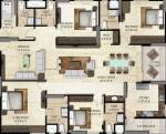 SMR Vinay Iconia Phase 2 (4BHK+4T (2,530 sq ft) + Servant Room 2530 sq ft)