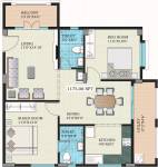 Creative And Srivaru Sree Palace (2BHK+2T (1,175 sq ft) 1175 sq ft)