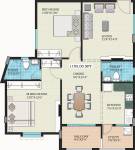 Creative And Srivaru Sree Palace (2BHK+2T (1,195 sq ft) 1195 sq ft)