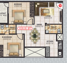  residency Floor Plan Floor Plan