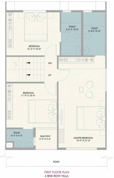 Vivansaa Amaryllies Boulevard (4BHK+4T (1,958 sq ft) 1958 sq ft)