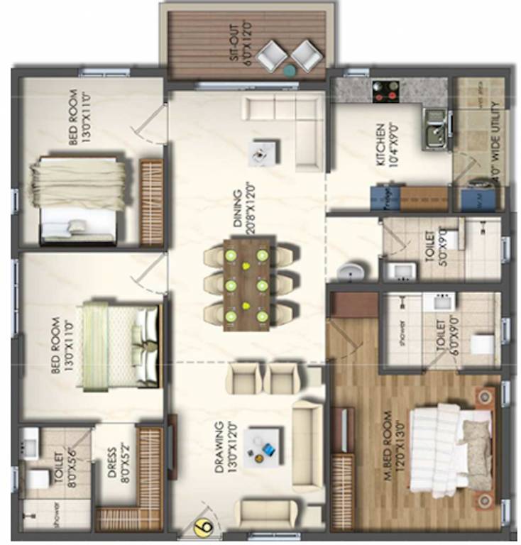 Floor Plan sri ram garden Floor Plan Floor Plan