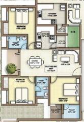 Akilam (3BHK+3T (1,375 sq ft) 1375 sq ft)  Akilam (3BHK+3T (1,375 sq ft) 1375 sq ft)