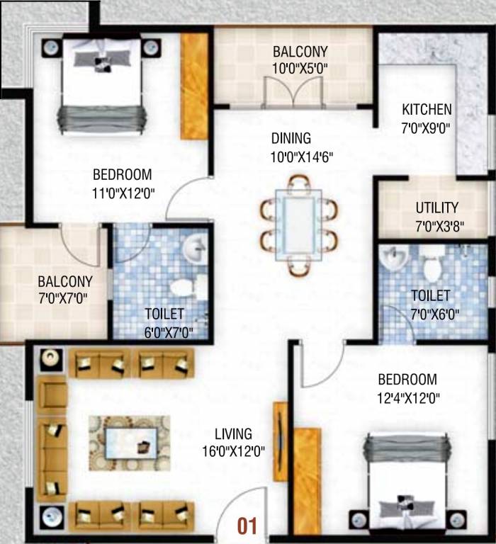 Srishti Dhruva (2BHK+2T (1,165 sq ft) 1165 sq ft) Srishti Dhruva (2BHK+2T (1,165 sq ft) 1165 sq ft)