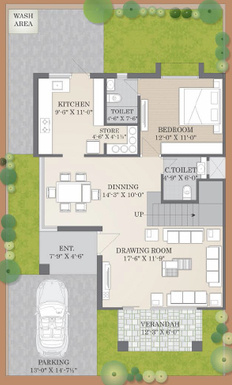  grand city Floor Plan Ground Floor Plan