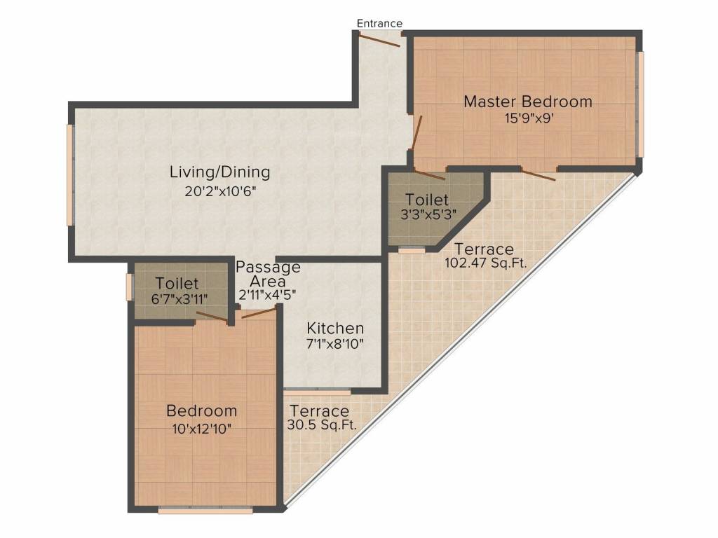 Hariom Shukratara CHSL (2BHK+2T (636.90 sq ft) 636.9 sq ft) Hariom Shukratara CHSL (2BHK+2T (636.90 sq ft) 636.9 sq ft)