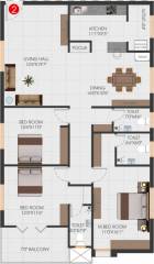 Delight Fortune (3BHK+3T (1,700 sq ft) 1700 sq ft)